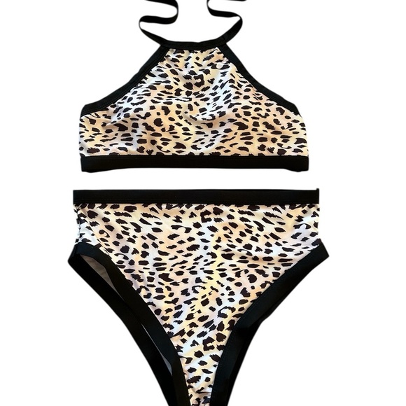 Leopard Print Bikini Set - Picture 1 of 4
